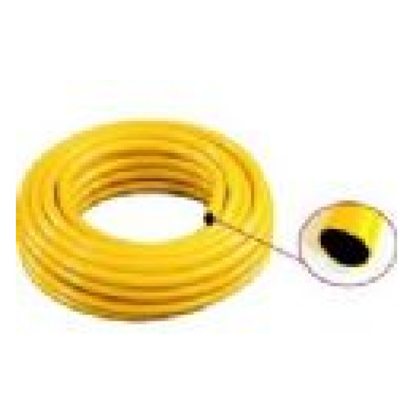Garðslanga, 15m, gul, pvc