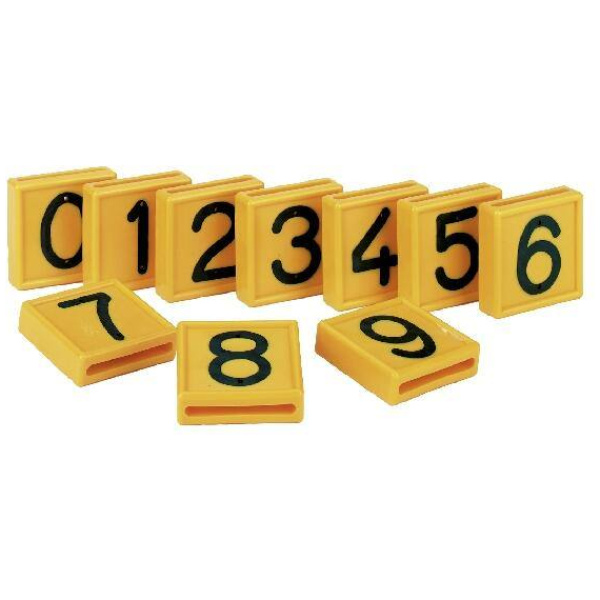 Númer á hálsbönd, 10stk