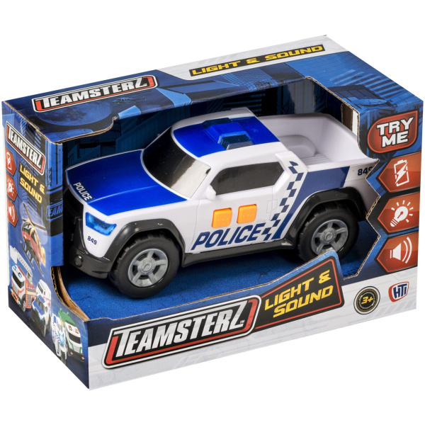 Löggubíll m/hljóði og ljósum