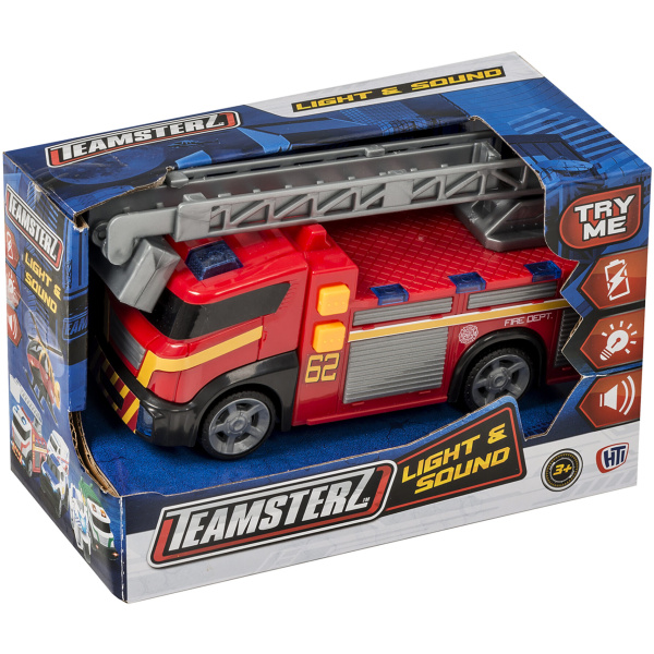 Slökkvibíll m/hljóði og ljósi