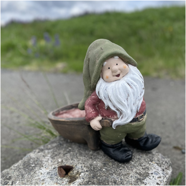 Garðpottur, Álfur með hjólbörur