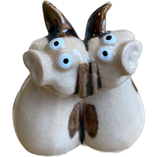 Stytta, svín, tvö saman