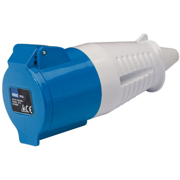 Hjólhýsatengi, kona, 230V, 32Ah-hættir