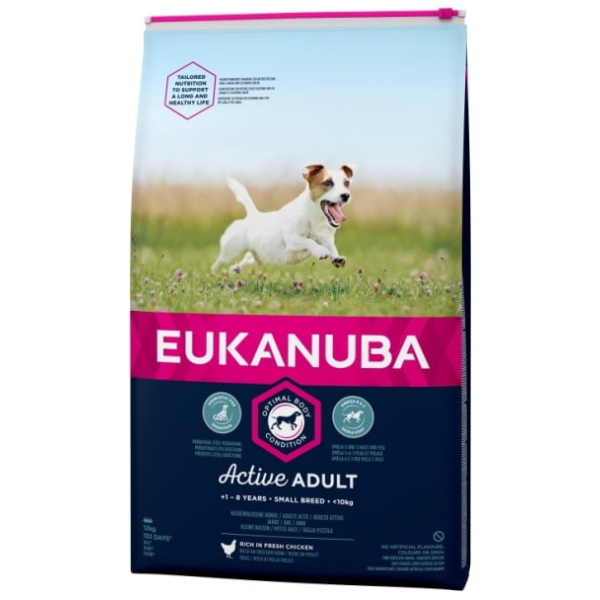Hundamatur, Euka, Adult, Small, 12kg