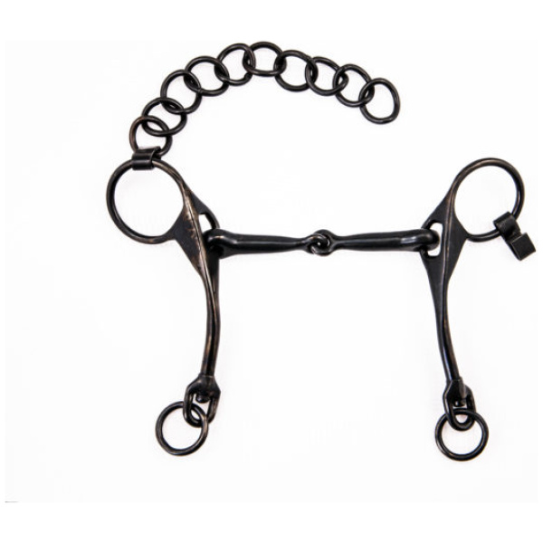 Stangir, Frami, stuttar, svartar, 11,5cm