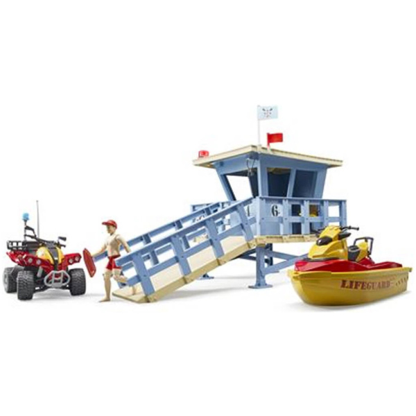 Strandvarðahús + fylgihlutir, 1:16