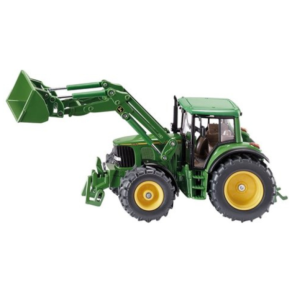 Dráttarvél, John Deere m/tækjum, 1:32