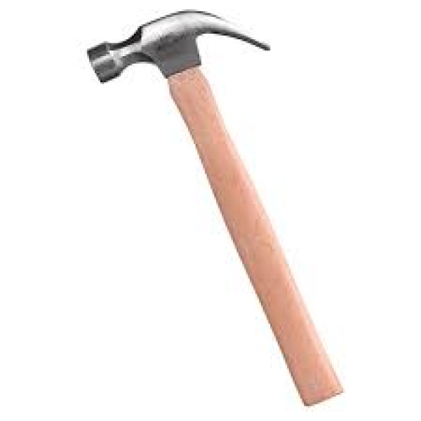 Klaufhamar með tréskafti, 16oz