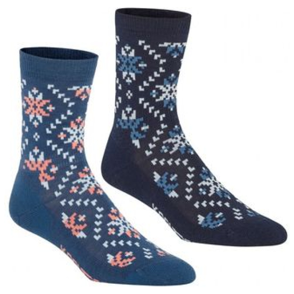 Sokkar, KariTraa, Wool, Tiril, 2pk,Sail