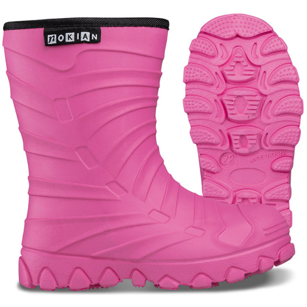 Stígvél, Nokian Light, barna, bleik