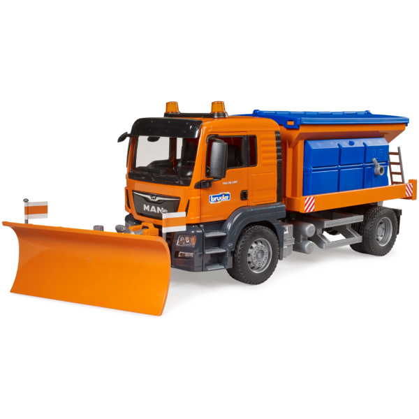 Snjóruðningsbíll, MAN.m/saltkassa, 1:16
