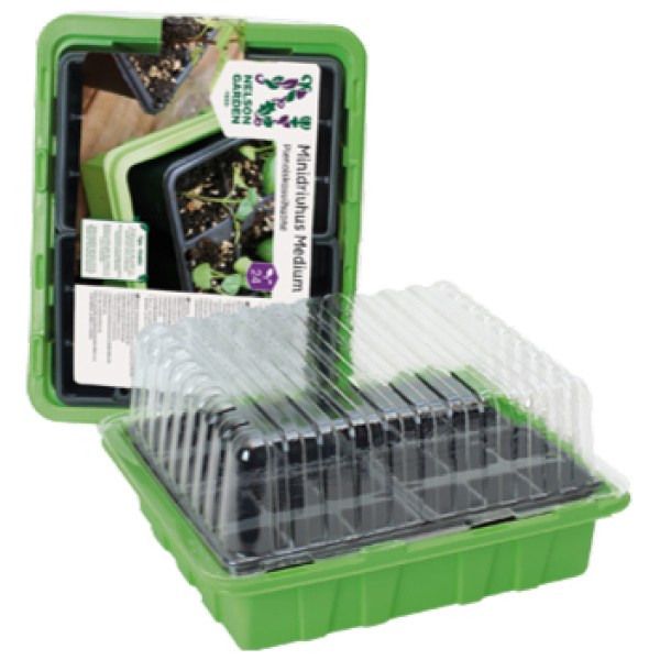 Sáðbakki, mini gróðurhús, 30x24cm