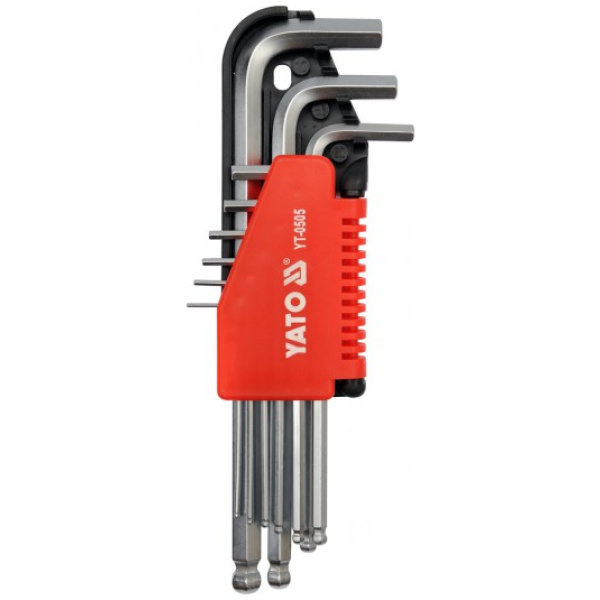 Sexkantasett, m/kúlu 1,5-10mm