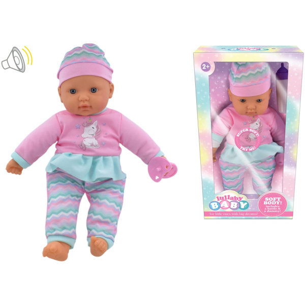 Dúkka, m/pela, 40cm